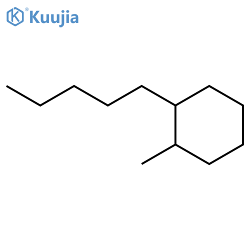 Cyclohexane, 1-methyl-2-pentyl- structure