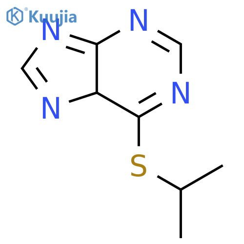 9H-Purine,6-[(1-methylethyl)thio]- structure
