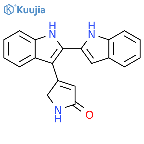 2H-PYRROL-2-ONE, 4-[2,2'-BI-1H-INDOL]-3-YL-1,5-DIHYDRO- structure