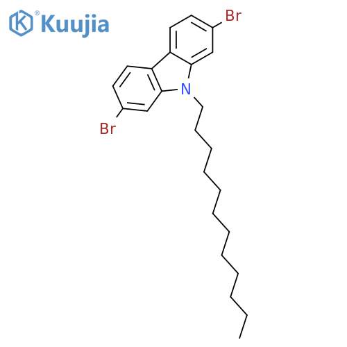 2,7-Dibromo-9-dodecylcarbazole structure
