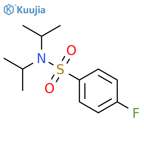 N,N-Diisopropyl 4-fluorobenzenesulfonamide structure