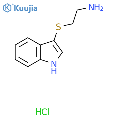 2-(1H-Indol-3-ylsulfanyl)-ethylamine hydrochloride structure