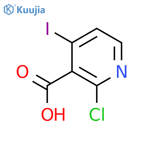 2-chloro-4-iodopyridine-3-carboxylic acid structure