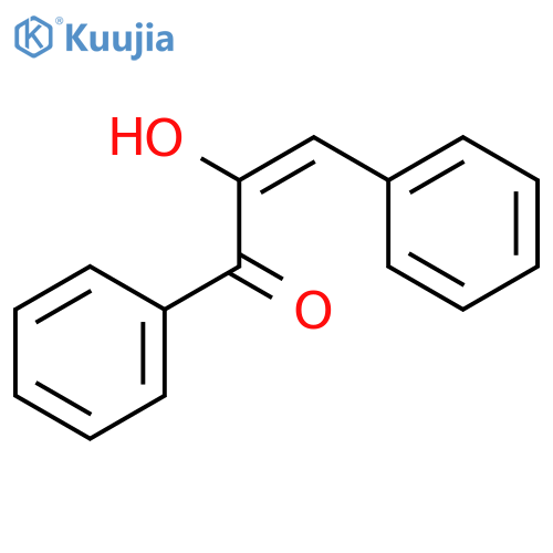 2-hydroxy-1,3-diphenylprop-2-en-1-one structure