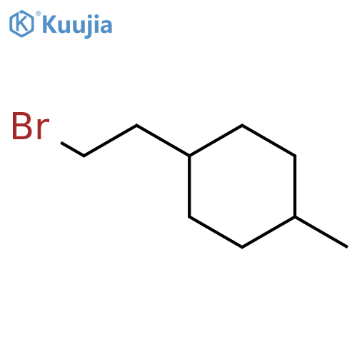 1-(2-bromoethyl)-4-methylcyclohexane, Mixture of diastereomers structure