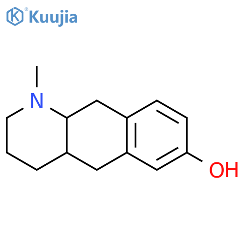 Benzo[g]quinolin-7-ol, 1,2,3,4,4a,5,10,10a-octahydro-1-methyl-, trans- structure