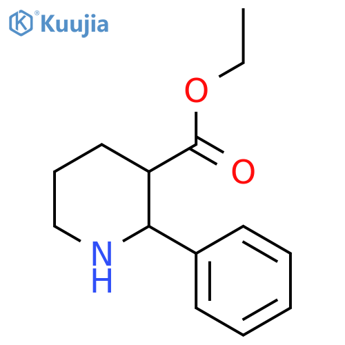 ethyl 2-phenylpiperidine-3-carboxylate structure