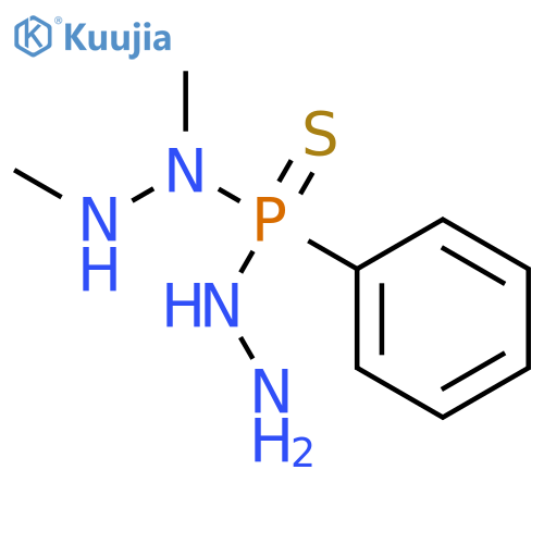 N,N''-dimethyl-P-phenylphosphonothioic dihydrazide structure