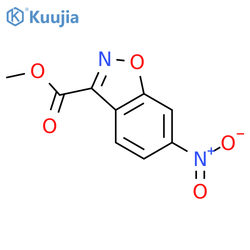 Methyl 6-nitro-1,2-benzisoxazole-3-carboxylate structure