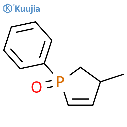 1H-Phosphole,2,3-dihydro-3-methyl-1-phenyl-, 1-oxide structure