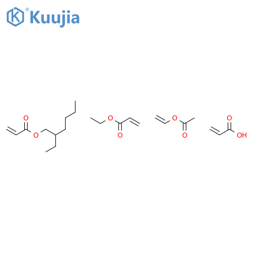 2-Propenoic acid,polymers,polymer with ethenyl acetate,2-ethylhexyl 2-propenoate and ethyl 2-propenoate structure