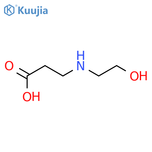 3-(2-Hydroxyethyl)aminopropanoic Acid structure
