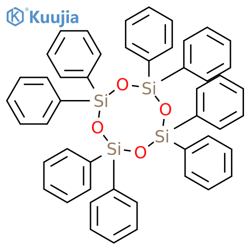 Octaphenylcyclotetrasiloxane structure
