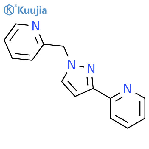 Pyridine, 2-[1-(2-pyridinylmethyl)-1H-pyrazol-3-yl]- structure