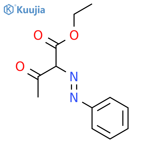 Ethyl 3-Oxo-2-(2-phenyldiazen-1-yl)butanoate structure