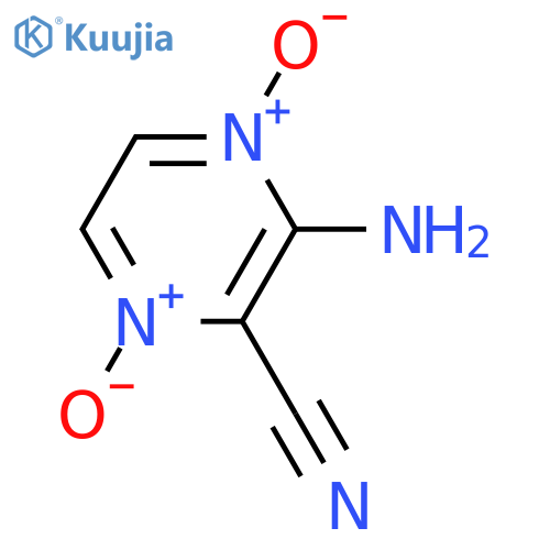 Pyrazinecarbonitrile, 3-amino-, 1,4-dioxide (9CI) structure