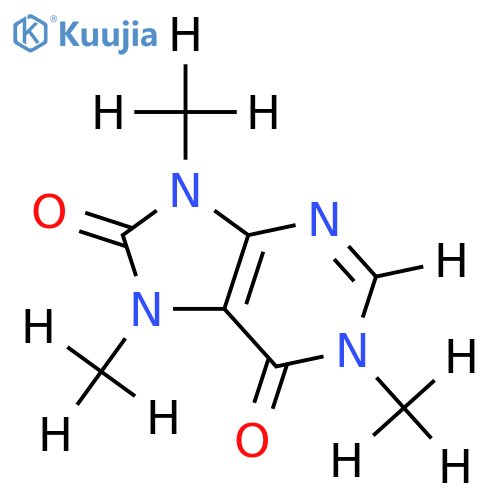 1,7,9-Tri-Me-6,8-Purinediol structure