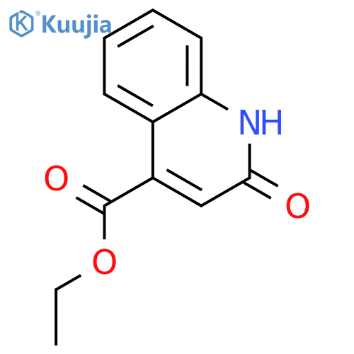 Ethyl 2-hydroxyquinoline-4-carboxylate structure