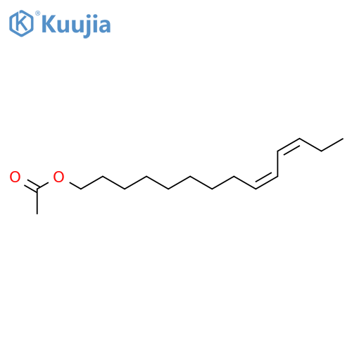 9,11-Tetradecadien-1-ol,1-acetate, (9Z,11Z)- structure