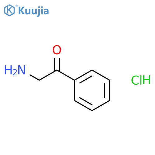 2-amino-1-phenylethan-1-one hydrochloride structure