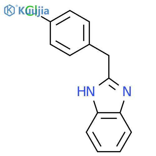 2-(4-Chlorobenzyl)benzimidazole structure