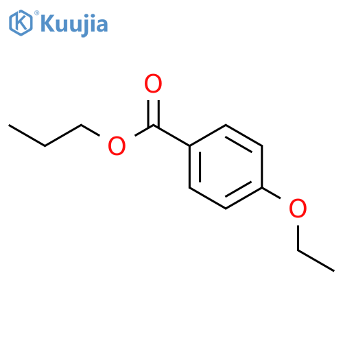 Propyl 4-ethoxybenzoate structure