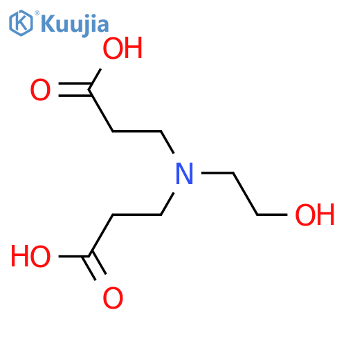 b-Alanine, N-(2-carboxyethyl)-N-(2-hydroxyethyl)- structure