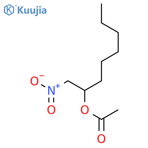 2-Octanol, 1-nitro-,2-acetate structure