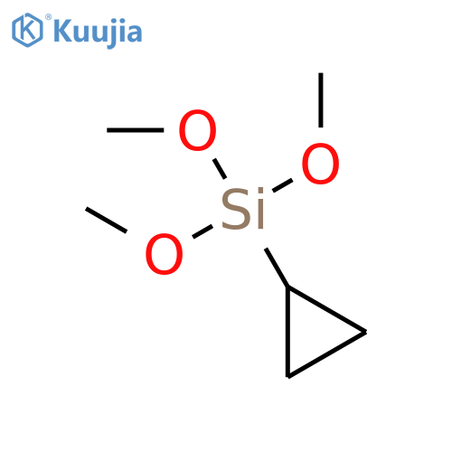 Silane, cyclopropyltrimethoxy- structure