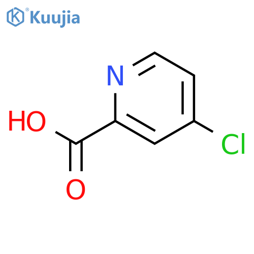 4-chloropyridine-2-carboxylic acid structure