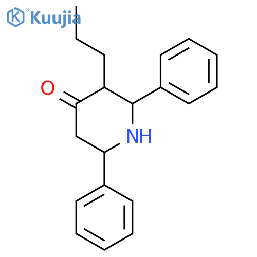 2,6-diphenyl-3-propylpiperidin-4-one structure
