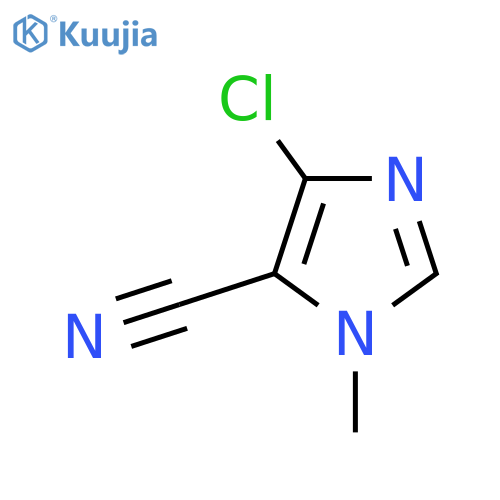 5-Chloro-3-methylimidazole-4-carbonitrile structure