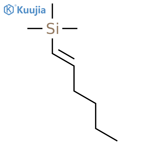 Silane, 1-hexenyltrimethyl-, (E)- structure