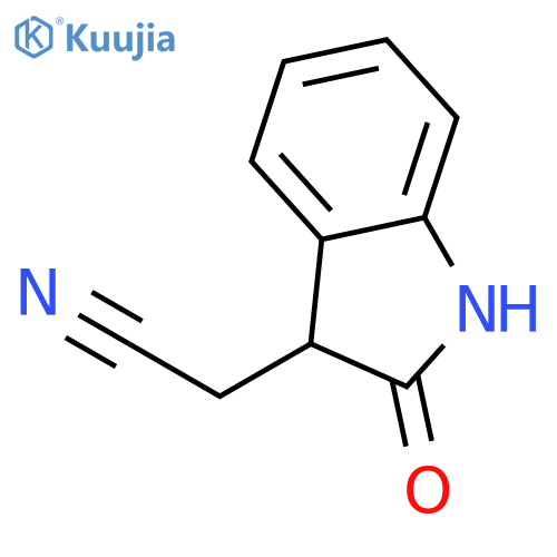 2-Oxo-3-indolineacetonitrile structure