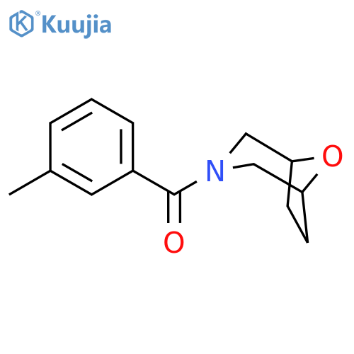 8-Oxa-3-azabicyclo[3.2.1]octane, 3-(3-methylbenzoyl)- structure