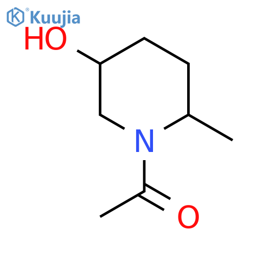 3-Piperidinol, 1-acetyl-6-methyl- (9CI) structure