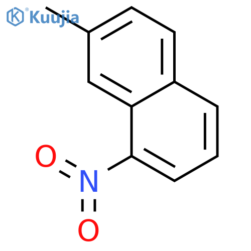 Naphthalene, 7-methyl-1-nitro- structure
