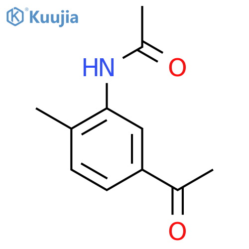 Acetamide, N-(5-acetyl-2-methylphenyl)- structure
