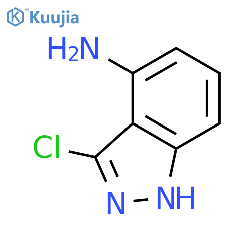 3-Chloro-1H-indazol-4-amine structure