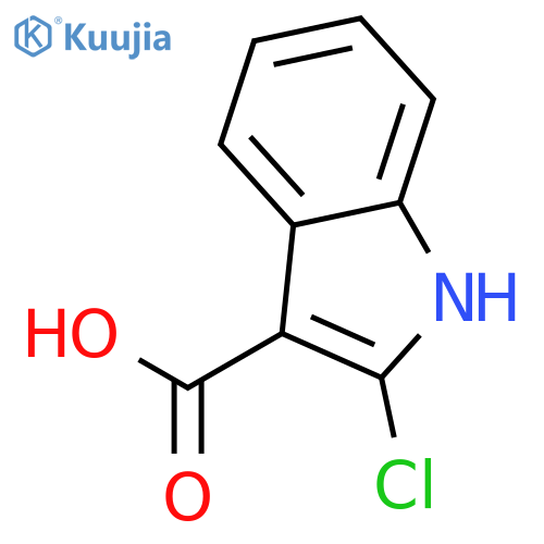 2-Chloro-1H-indole-3-carboxylic acid structure