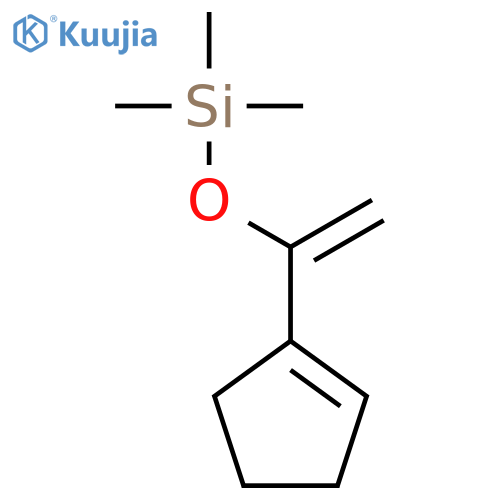 Silane, [[1-(cyclopenten-1-yl)ethenyl]oxy]trimethyl- structure