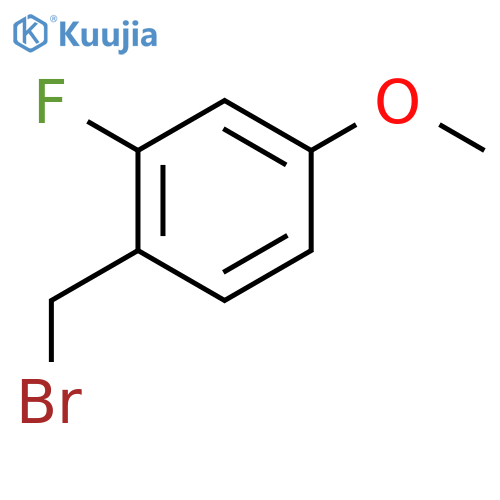 1-(Bromomethyl)-2-fluoro-4-methoxybenzene structure