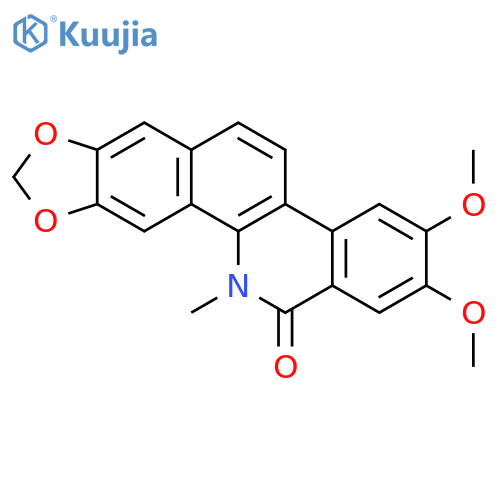 2,3-dimethoxy-12-methyl[1,3]benzodioxolo[5,6-c]phenanthridin-13(12H)-one structure