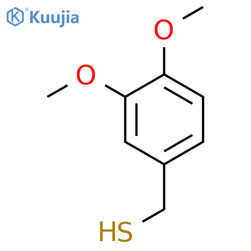 (3,4-dimethoxyphenyl)methanethiol structure