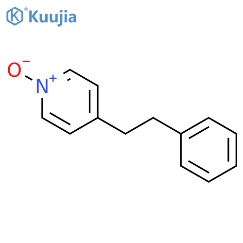 Pyridine,4-(2-phenylethyl)-, 1-oxide structure