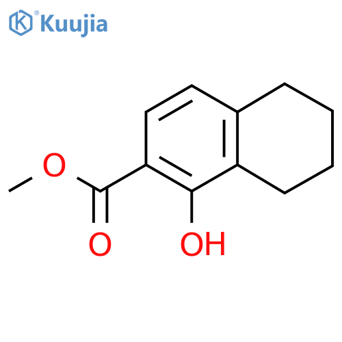 Methyl 1-hydroxy-5,6,7,8-tetrahydronaphthalene-2-carboxylate structure