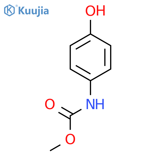 methyl N-(4-hydroxyphenyl)carbamate structure