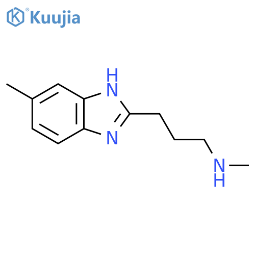 1H-Benzimidazole-2-propanamine, N,5-dimethyl- structure
