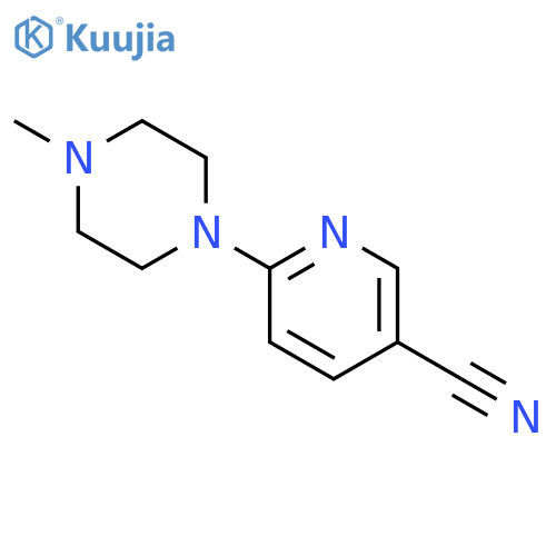 6-(4-Methylpiperazin-1-yl)nicotinonitrile structure