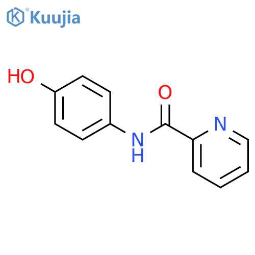 2-Pyridinecarboxamide, N-(4-hydroxyphenyl)- structure